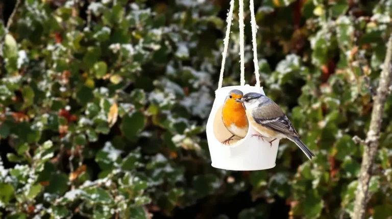 Arrêtez de jeter ce petit pot en plastique : il devient la mangeoire préférée des oiseaux cet hiver
