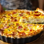Cette quiche lorraine sans pâte fait fondre les calories sans perdre le goût de la recette traditionnelle
