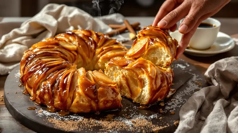 Petit budget, grande gourmandise : cette brioche moelleuse aux pommes caramélisées sublime la pause café