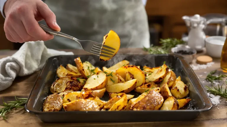 Pommes de terre au four : j’utilise cette astuce toute simple pour les rendre croustillantes à coup sûr Pommes de terre au four : j’utilise cette astuce toute simple pour les rendre croustillantes à coup sûr