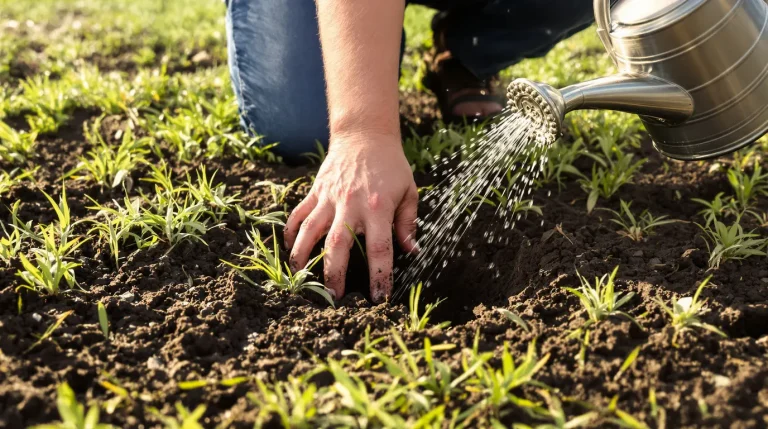 Arrosage des semis de gazon : cette règle simple que vous négligez sauve votre pelouse clairsemée Arrosage des semis de gazon : cette règle simple que vous négligez sauve votre pelouse clairsemée