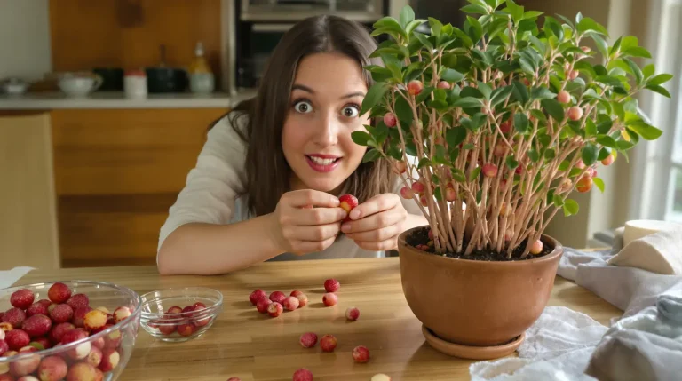 Ce fruit des fêtes devient une mini-forêt rose en 1 mois si vous plantez ses noyaux après le dessert Ce fruit des fêtes devient une mini-forêt rose en 1 mois si vous plantez ses noyaux après le dessert