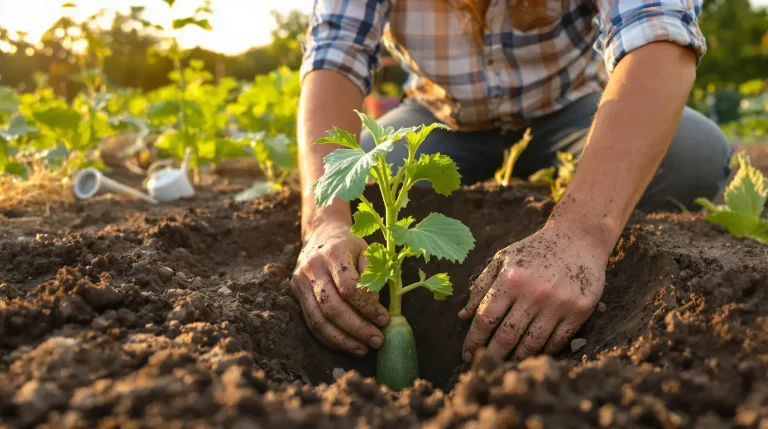 Les maraîchers enterrent leurs courgettes jusqu’au cou : ce que cela déclenche sous terre en 3 semaines