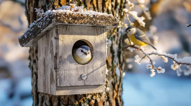 Nichoir : ce détail à corriger d'urgence chez vous pour que les oiseaux viennent s'y abriter tout l'hiver