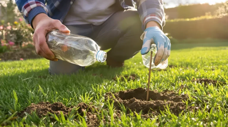 Pourquoi de plus en plus de jardiniers récupèrent cet objet de la poubelle avant de le planter dans la pelouse