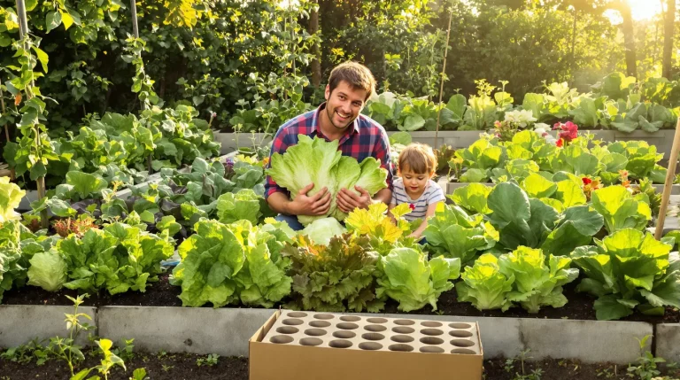 Combien de pieds de salades je plante pour ma famille sans surproduction ? La réponse simple
