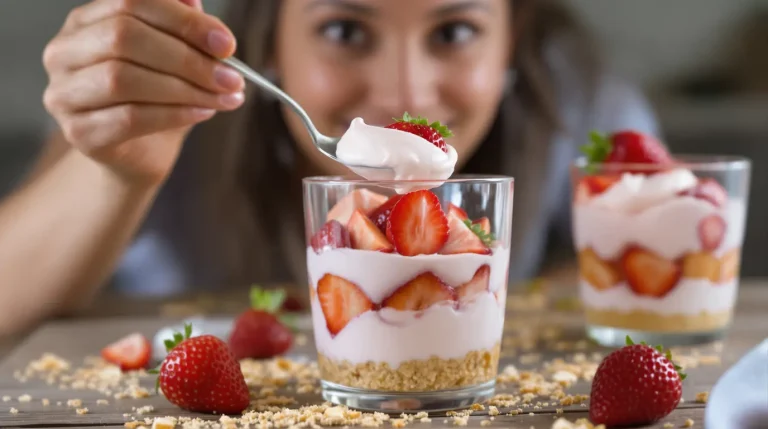 Fraises : j’ai fait ce dessert sans cuisson à 2 ingrédients, ultra simple et gourmand du printemps Fraises : j’ai fait ce dessert sans cuisson à 2 ingrédients, ultra simple et gourmand du printemps