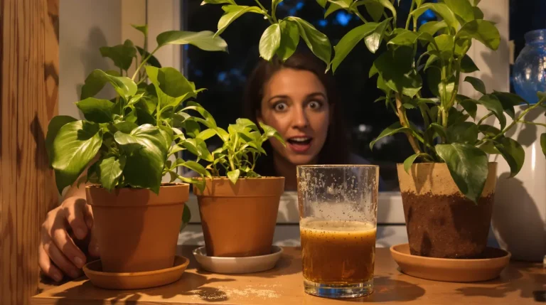 J’ai posé un verre près de mes plantes le soir : le lendemain, plus un seul moucheron dans la maison J’ai posé un verre près de mes plantes le soir : le lendemain, plus un seul moucheron dans la maison