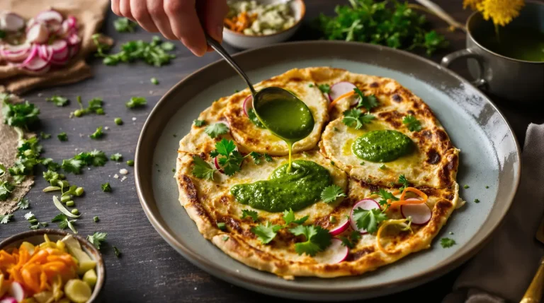 La recette de socca aux artichauts confits et sauce verte de Mehdi Favri, par Laurent Mariotte La recette de socca aux artichauts confits et sauce verte de Mehdi Favri, par Laurent Mariotte