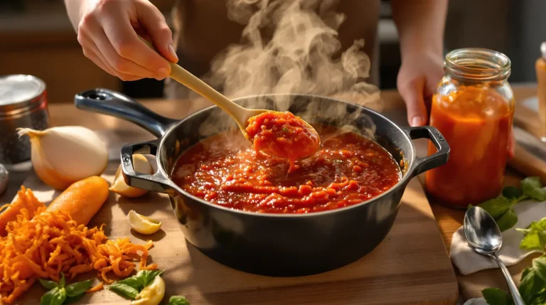 Ma sauce tomate était toujours trop acide : ce légume a réglé le problème sans jamais toucher au sucre Ma sauce tomate était toujours trop acide : ce légume a réglé le problème sans jamais toucher au sucre