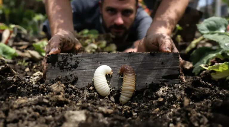 Peu de jardiniers reconnaissent ces deux larves blanches : pourtant, leurs effets au jardin sont opposés Peu de jardiniers reconnaissent ces deux larves blanches : pourtant, leurs effets au jardin sont opposés