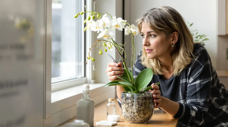 Phalaenopsis défleuri : comment tailler la hampe florale pour stimuler une nouvelle floraison Phalaenopsis défleuri : comment tailler la hampe florale pour stimuler une nouvelle floraison