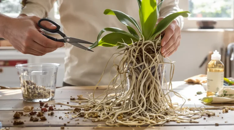 Quand et pourquoi couper les racines de vos orchidées : la réponse claire pour ne pas les abîmer