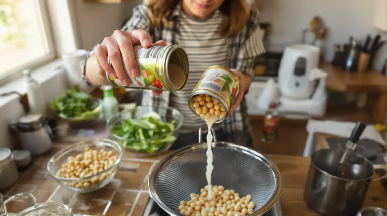 Faut-il rincer les légumes en boîte ou les cuisiner avec leur eau ? La vérité sur ce choix Faut-il rincer les légumes en boîte ou les cuisiner avec leur eau ? La vérité sur ce choix