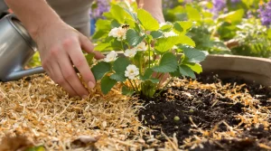 Fraisiers en fleurs sans fruits : ce détail au pied du plant qu’il faut corriger, les anciens le savaient