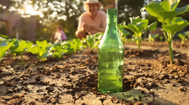 Les anciens enterraient des bouteilles en verre retournées : 50 ans plus tard, les jardiniers savent pourquoi Les anciens enterraient des bouteilles en verre retournées : 50 ans plus tard, les jardiniers savent pourquoi
