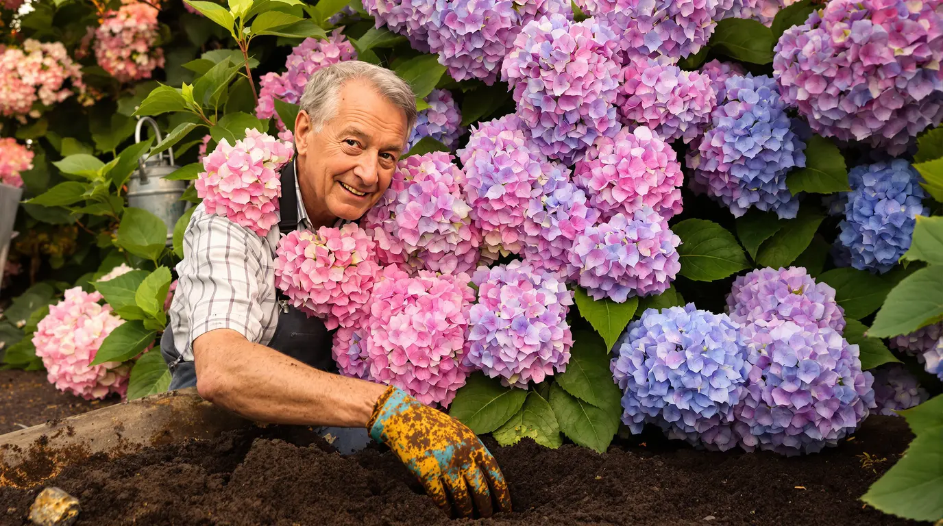 Les anciens plantaient une vieille fourchette rouillée au pied des hortensias : voici pourquoi Les anciens plantaient une vieille fourchette rouillée au pied des hortensias : voici pourquoi