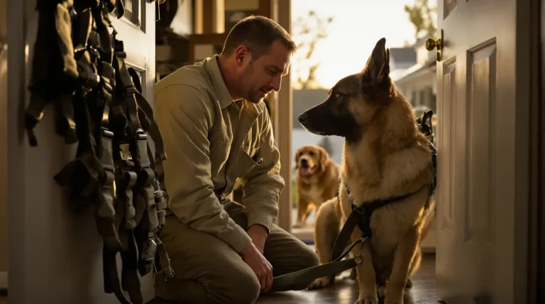 Pour rester avec le Malinois qui l’accompagnait en mission, ce maître-chien choisit de l’adopter Pour rester avec le Malinois qui l’accompagnait en mission, ce maître-chien choisit de l’adopter