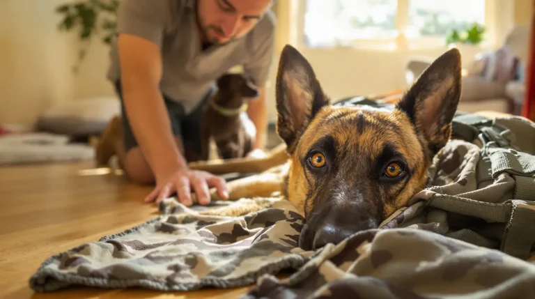 Pour rester avec le Malinois qui l’accompagnait en mission, ce maître-chien l’adopte une fois à la retraite Pour rester avec le Malinois qui l’accompagnait en mission, ce maître-chien l’adopte une fois à la retraite