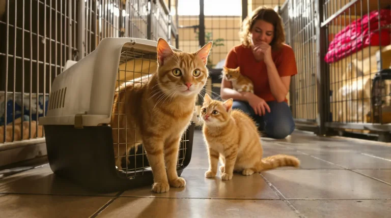 Tombés amoureux d’une chatte de refuge, ils l’adoptent et reconstituent enfin sa petite famille Tombés amoureux d’une chatte de refuge, ils l’adoptent et reconstituent enfin sa petite famille